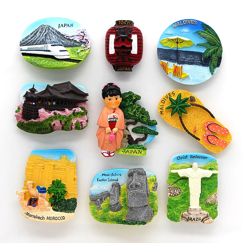 Japan Tourism refrigerator fridge magnets paste souvenirs Tokyo Shinkansen Chile Brazil Morocco souvenirs room decoration Gifts
Japan Tourism refrigerator fridge magnets paste souvenirs Tokyo Shinkansen Chile Brazil Morocco souvenirs room decoration Gifts