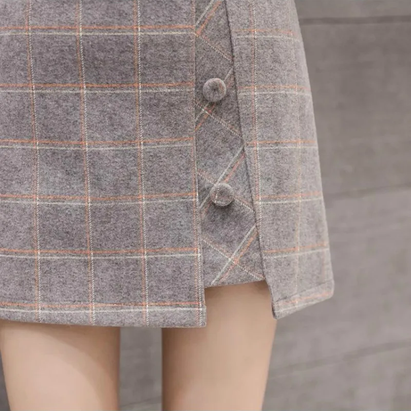 A-line Skirts Women High Waist Mini All-match Vintage Plaid Student Elegant Ulzznag Spring Harajuku Leisure Fashion Popular New
A-line Skirts Women High Waist Mini All-match Vintage Plaid Student Elegant Ulzznag Spring Harajuku Leisure Fashion Popular New