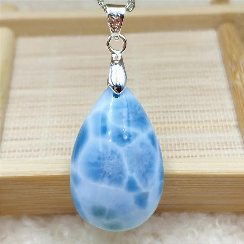 Genuine Natural Blue Larimar Water Drop Pendant 27x17x11mm For Women Men Water Pattern Crystal Love Necklace From Dominia AAAAA
Genuine Natural Blue Larimar Water Drop Pendant 27x17x11mm For Women Men Water Pattern Crystal Love Necklace From Dominia AAAAA