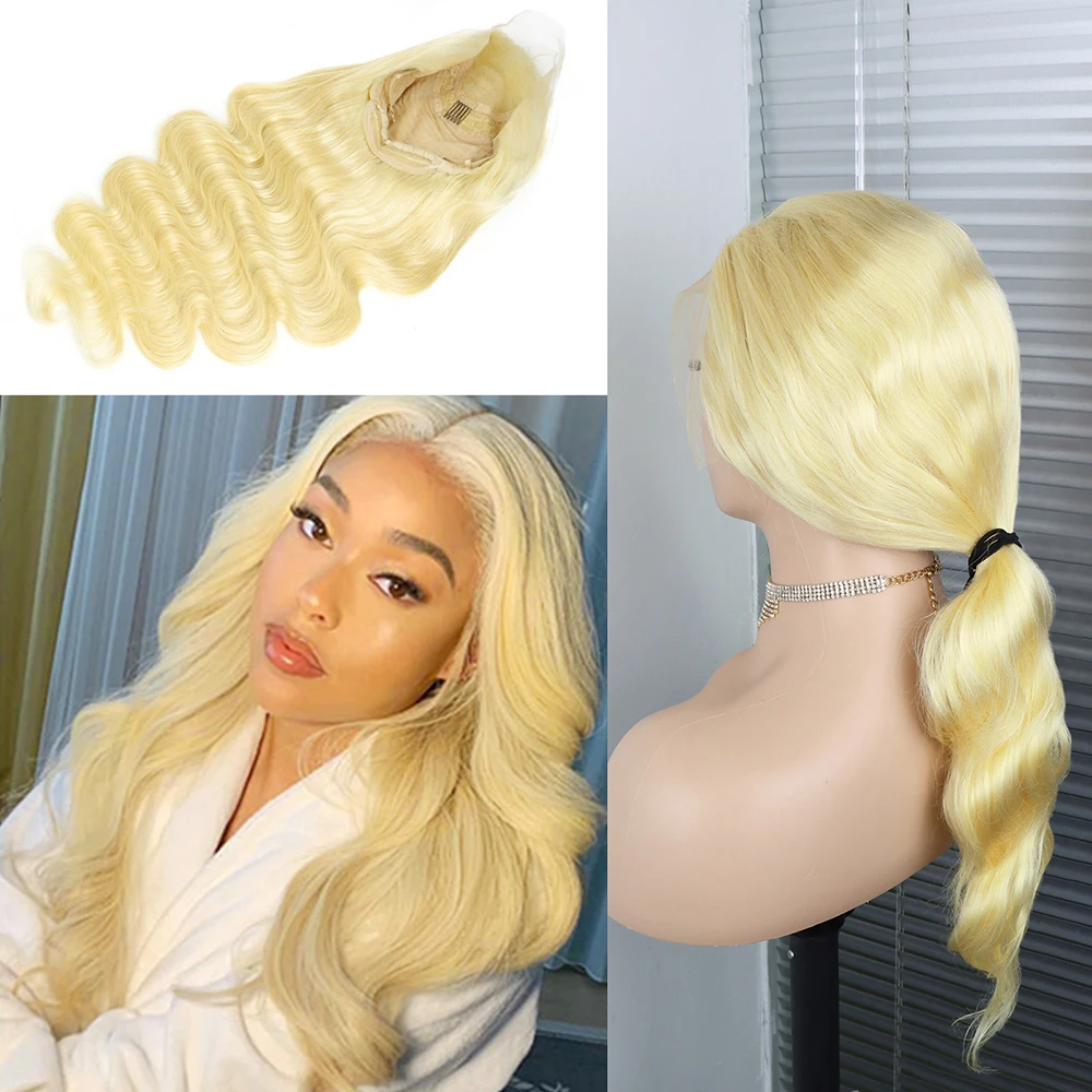Honey Blonde 150 Density Lace Wig Glueless Body Wave Lace Front Wig 12-24 Inch Transparent Lace Human Hair Wig For Women Remy
Honey Blonde 150 Density Lace Wig Glueless Body Wave Lace Front Wig 12-24 Inch Transparent Lace Human Hair Wig For Women Remy