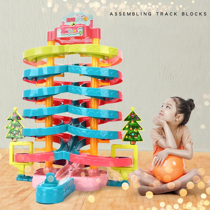 Newest Children's Slide Ball Rolling Track Early Education DIY Set Parent-Child Assembly Puzzle Building Block Toys Party Gift
Newest Children's Slide Ball Rolling Track Early Education DIY Set Parent-Child Assembly Puzzle Building Block Toys Party Gift