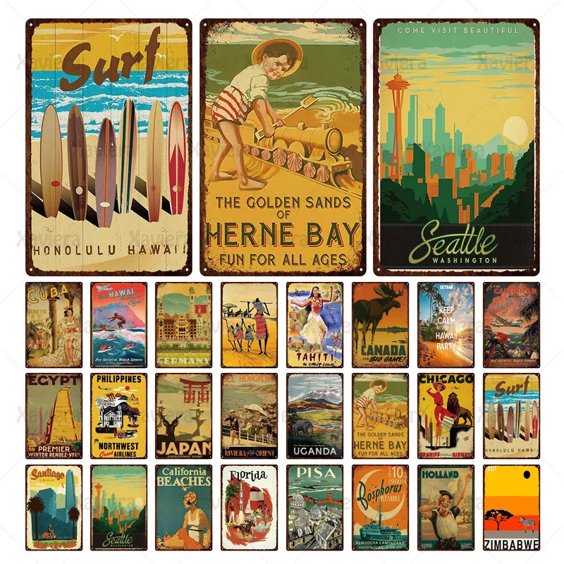 Metal Tin Sign South America Cities World Travel Egypt Cuba Tahiti Travel City Iron Plate Painting Decor Home Inn Bar Wall Art
Metal Tin Sign South America Cities World Travel Egypt Cuba Tahiti Travel City Iron Plate Painting Decor Home Inn Bar Wall Art