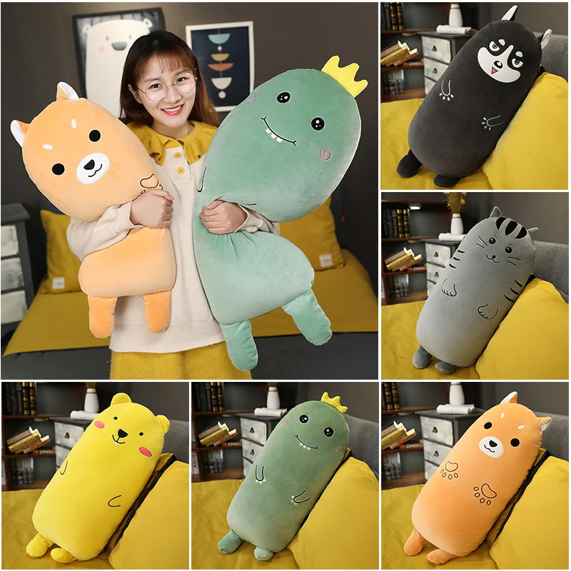 Huggable New Dinosaur Husky Cat pillow plush toys cute Shiba Inu doll girls bed holding a sleeping doll long pillow cushion doll
Huggable New Dinosaur Husky Cat pillow plush toys cute Shiba Inu doll girls bed holding a sleeping doll long pillow cushion doll