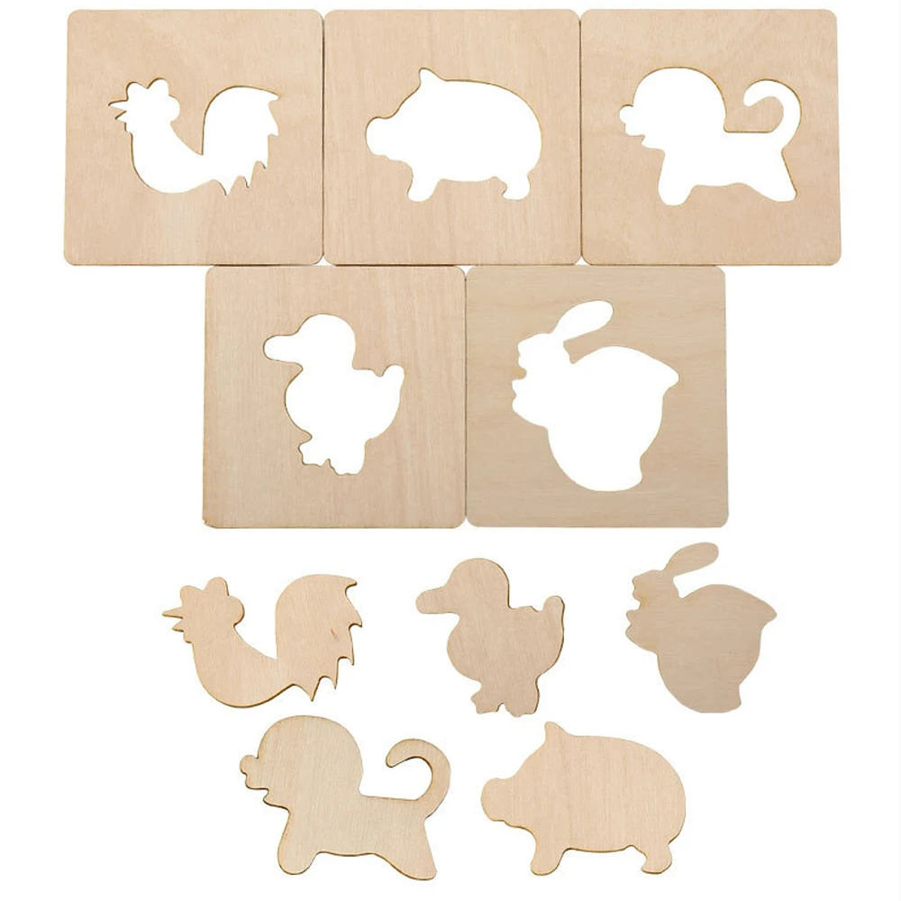Kids Wooden Toys Drawing Toys Painting Stencil Template Coloring Board DIY Graffiti Doodle Tool Children Educational Toy Crafts
Kids Wooden Toys Drawing Toys Painting Stencil Template Coloring Board DIY Graffiti Doodle Tool Children Educational Toy Crafts
