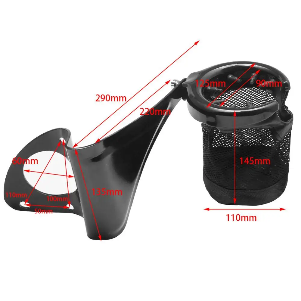Motorcycle Rear Drink Cup Holder Passenger For Harley Road Electra Glide FLHT FLTR 14 15 16
Motorcycle Rear Drink Cup Holder Passenger For Harley Road Electra Glide FLHT FLTR 14 15 16