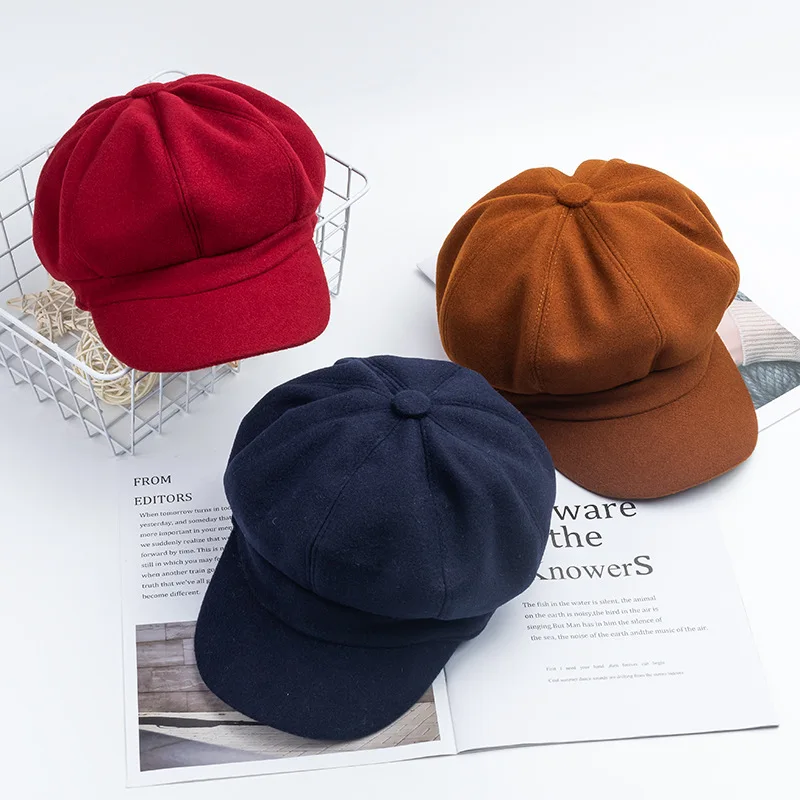 Four Seasons Fashion Octagonal Hat Female British Fashion Retro Beret Net Red Hat Female Korean Version Tide Cap French Hat
Four Seasons Fashion Octagonal Hat Female British Fashion Retro Beret Net Red Hat Female Korean Version Tide Cap French Hat