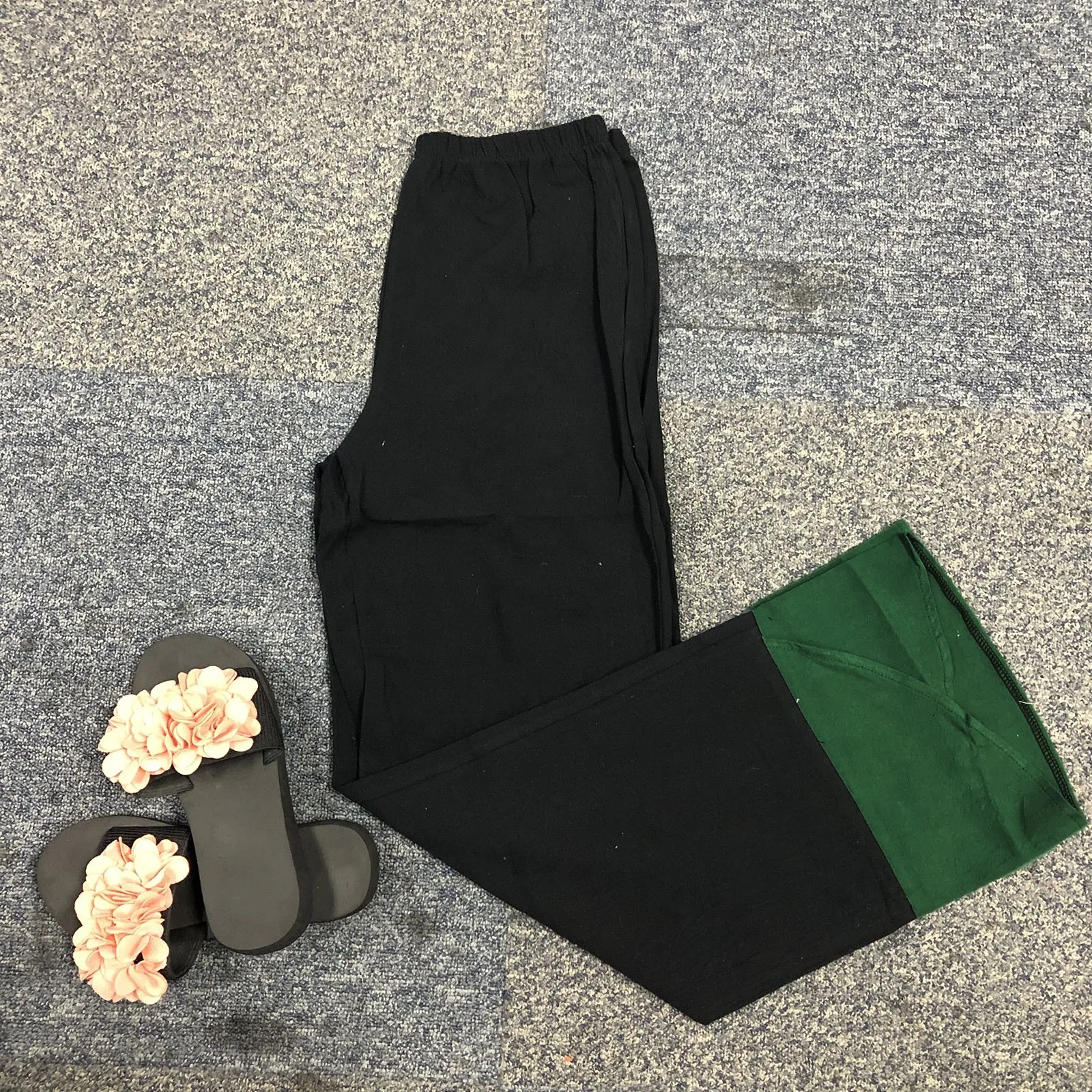 Spliced Print Wide Leg Pants For Women Plus Size Loose Pockets Elastic Waist Pants Baggy Patchwork Cycling Shorts #4
Spliced Print Wide Leg Pants For Women Plus Size Loose Pockets Elastic Waist Pants Baggy Patchwork Cycling Shorts #4