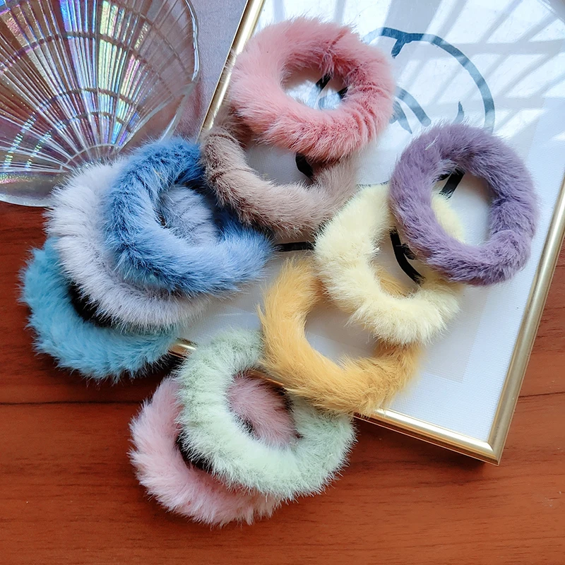 Fashion Fluffy Faux Fur Furry Scrunchie Elastic Hair Ring Rope Band Tie Round Girls Scrunchie Ring Rope
Fashion Fluffy Faux Fur Furry Scrunchie Elastic Hair Ring Rope Band Tie Round Girls Scrunchie Ring Rope