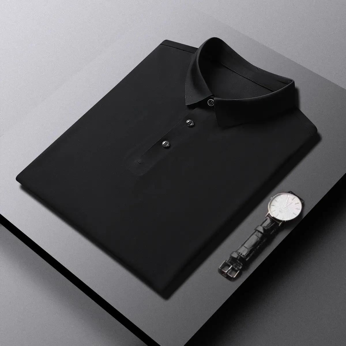 Men Clothing T-shirt 2021 Summer Big Ice Polo Seamless Short Sleeve Lapel Solid Breathable Movement Business New Listing
Men Clothing T-shirt 2021 Summer Big Ice Polo Seamless Short Sleeve Lapel Solid Breathable Movement Business New Listing