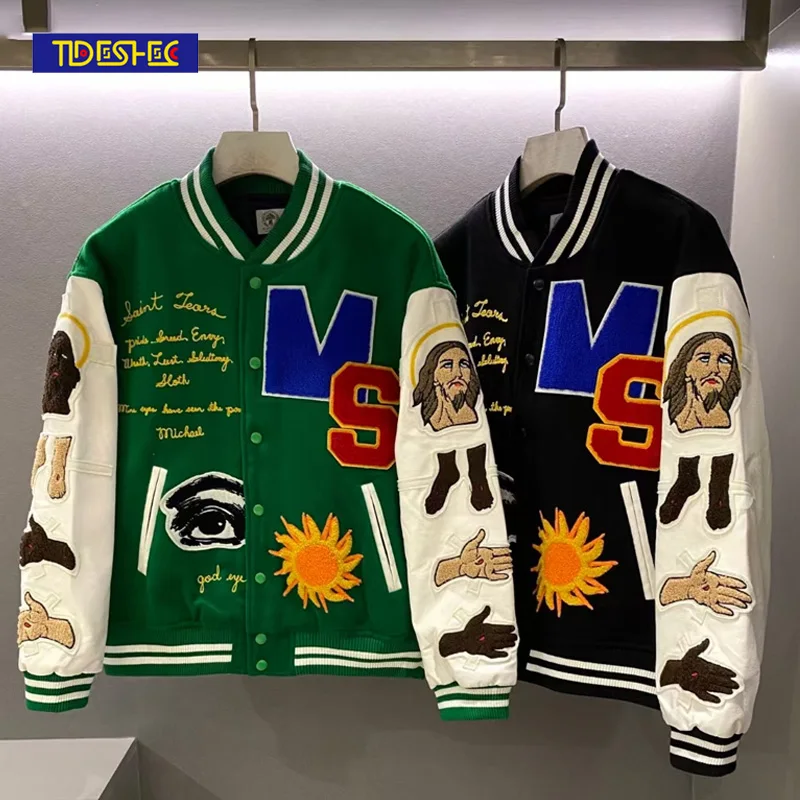 Hip Hop Streetwear Jacket Coat Japanese Embroidery Pattern Stitching Jacket 2021 Men Harajuku Cotton Jacket Coat Winter Outwear
Hip Hop Streetwear Jacket Coat Japanese Embroidery Pattern Stitching Jacket 2021 Men Harajuku Cotton Jacket Coat Winter Outwear
