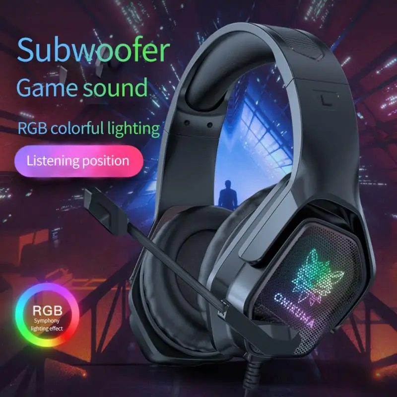 ONIKUMA Gaming Headphones With Microphone X4 LED Backlit Headset Gamer USB/3.5mm Wired Earphones For PC PS4 Xbox Phone
ONIKUMA Gaming Headphones With Microphone X4 LED Backlit Headset Gamer USB/3.5mm Wired Earphones For PC PS4 Xbox Phone