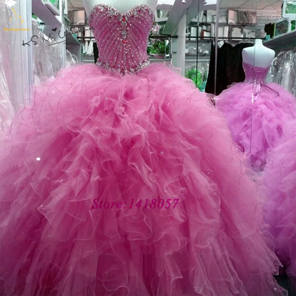 Luxury Crystals Ball Gown Sweet 16 Quinceanera Dresses Cheap 2020 Plus Size Masquerade Vestidos 15 Anos Prom Gowns
Luxury Crystals Ball Gown Sweet 16 Quinceanera Dresses Cheap 2020 Plus Size Masquerade Vestidos 15 Anos Prom Gowns