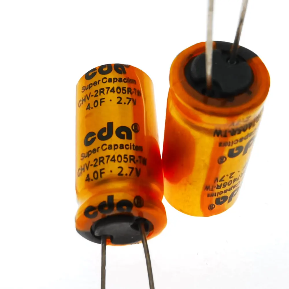 10PCS CDA 2.7V4F 2.7V 4.0F 4F farad capacitor Replaceable battery
10PCS CDA 2.7V4F 2.7V 4.0F 4F farad capacitor Replaceable battery