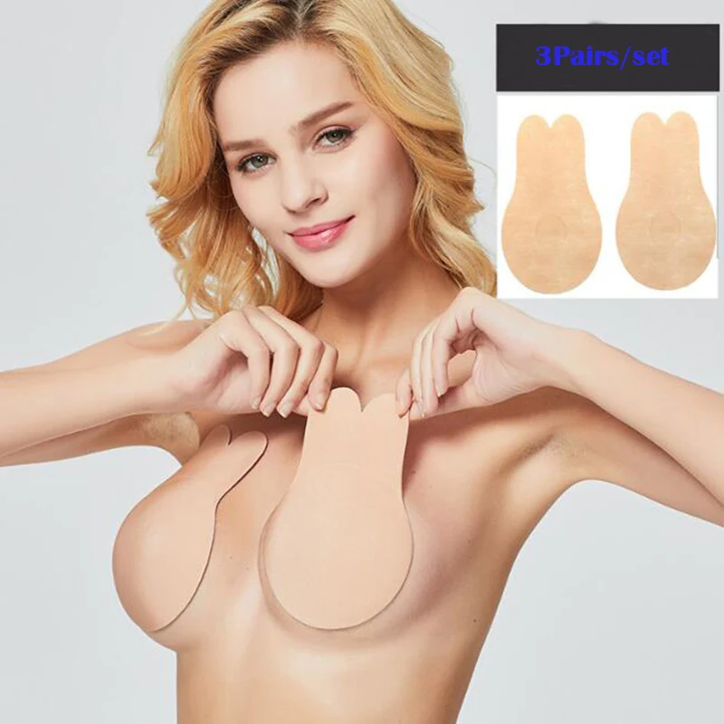3Pairs/set Self Adhesive Bra Pads Kawaii Rabbit Bra Pads for Women Push Up Bras Reusable Sticky Breast Lift Up Invisible Bra Pad
3Pairs/set Self Adhesive Bra Pads Kawaii Rabbit Bra Pads for Women Push Up Bras Reusable Sticky Breast Lift Up Invisible Bra Pad