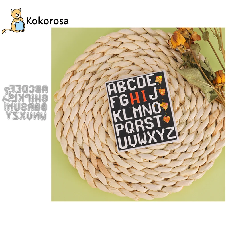 Kokorosa Letter Dies English Alphabet Metal Cutting Dies with Craft Dies Scrapbooking Album Embossing Stencil Die Cut 2020 New
Kokorosa Letter Dies English Alphabet Metal Cutting Dies with Craft Dies Scrapbooking Album Embossing Stencil Die Cut 2020 New