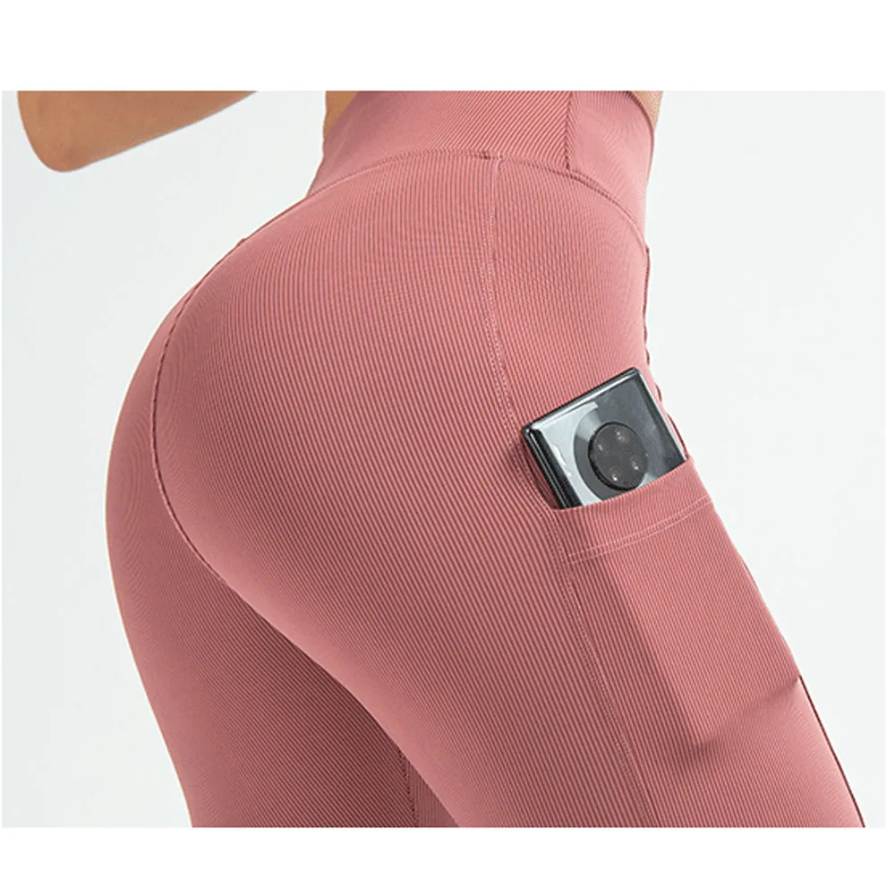 Seamless Ribbed Yoga Pants with Pocket Women Gym Pants Fitness for Women Tights Gym Clothing Yoga Leggings Push Up Gym Tights
Seamless Ribbed Yoga Pants with Pocket Women Gym Pants Fitness for Women Tights Gym Clothing Yoga Leggings Push Up Gym Tights