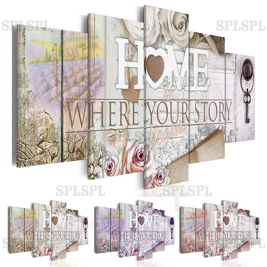 2019 ( No Frame ) Sweet Home Wall Art Print Modern Canvas Wall Painting Home Decoration Gift for Love, Choose Color:3And Size:3 
2019 ( No Frame ) Sweet Home Wall Art Print Modern Canvas Wall Painting Home Decoration Gift for Love, Choose Color:3And Size:3