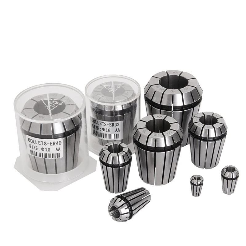 10 ER11 1-8MM 1/4 MM 6.35MM etc. 5 Spring Collet High Precision Collet Kit for CNC Engraving Lathe Milling Tool Multi-Spec
10 ER11 1-8MM 1/4 MM 6.35MM etc. 5 Spring Collet High Precision Collet Kit for CNC Engraving Lathe Milling Tool Multi-Spec