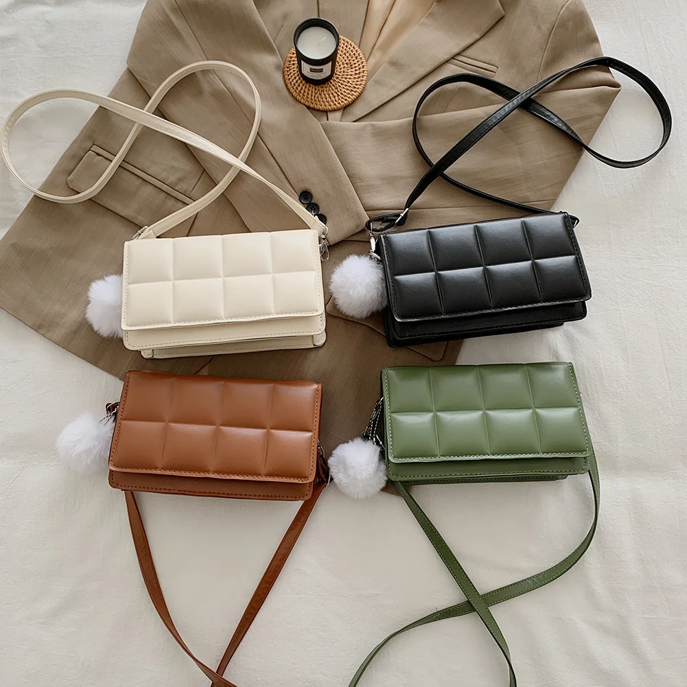 Повседневные однотонные сумки-мессенджеры через плечо из искусственной кожи, Женская Ретро сумка-Кроссбоди в клетку, простой уличный дорож... 
Повседневные однотонные сумки-мессенджеры через плечо из искусственной кожи, Женская Ретро сумка-Кроссбоди в клетку, простой уличный дорож...