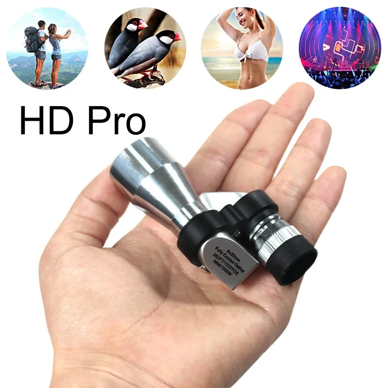 HD Without Night Vision Mini Pocket Telescope Zoom Monocular Outdoor Telescope for Hunting Camping
HD Without Night Vision Mini Pocket Telescope Zoom Monocular Outdoor Telescope for Hunting Camping