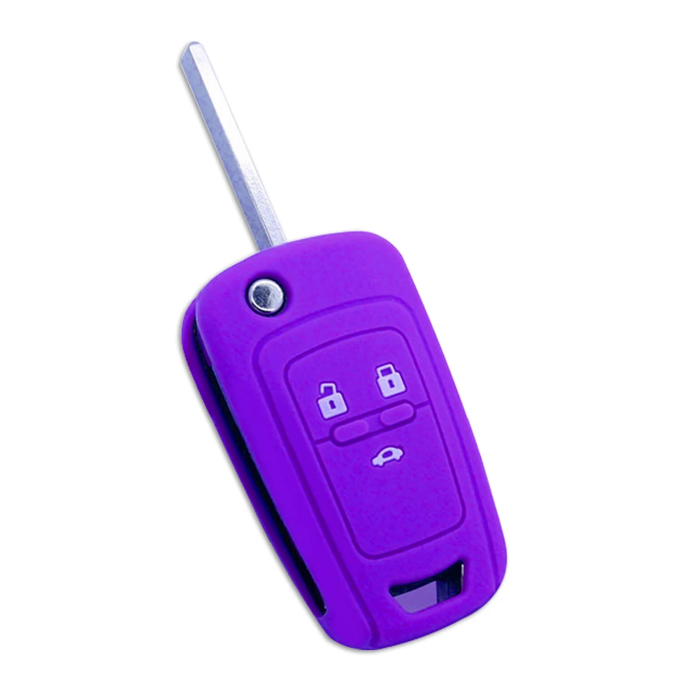 Muchkey Car Key Case For Silicone Cover Floding Key For 3 Button Protect Skin Fits For Chevrolet Cruze 
Muchkey Car Key Case For Silicone Cover Floding Key For 3 Button Protect Skin Fits For Chevrolet Cruze