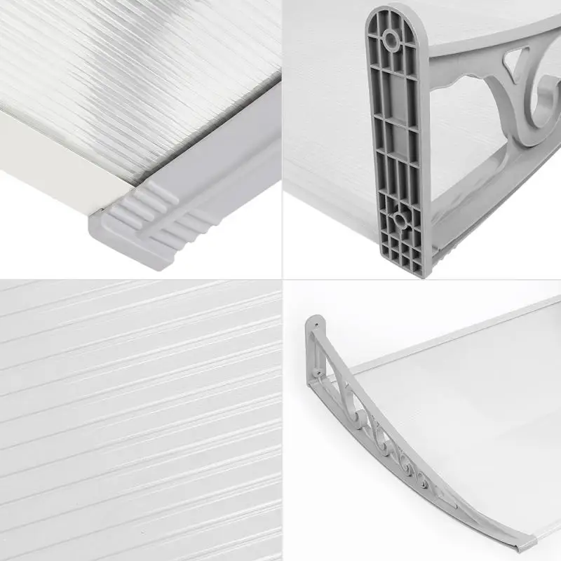 Door Window Canopy Awning Shelter Hollow Sheet Awning Protection Front Back Porch Outdoor Door Shade Cover Rain Roof Gazebo HWC
Door Window Canopy Awning Shelter Hollow Sheet Awning Protection Front Back Porch Outdoor Door Shade Cover Rain Roof Gazebo HWC