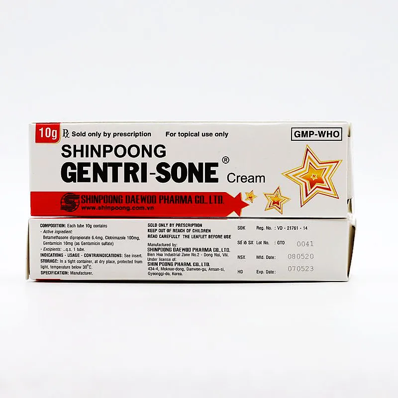 1 бутылка, 10 г, корейский крем Gentrisone для лечения акне, сделано во Вьетнаме, только для местного использования 
1 бутылка, 10 г, корейский крем Gentrisone для лечения акне, сделано во Вьетнаме, только для местного использования