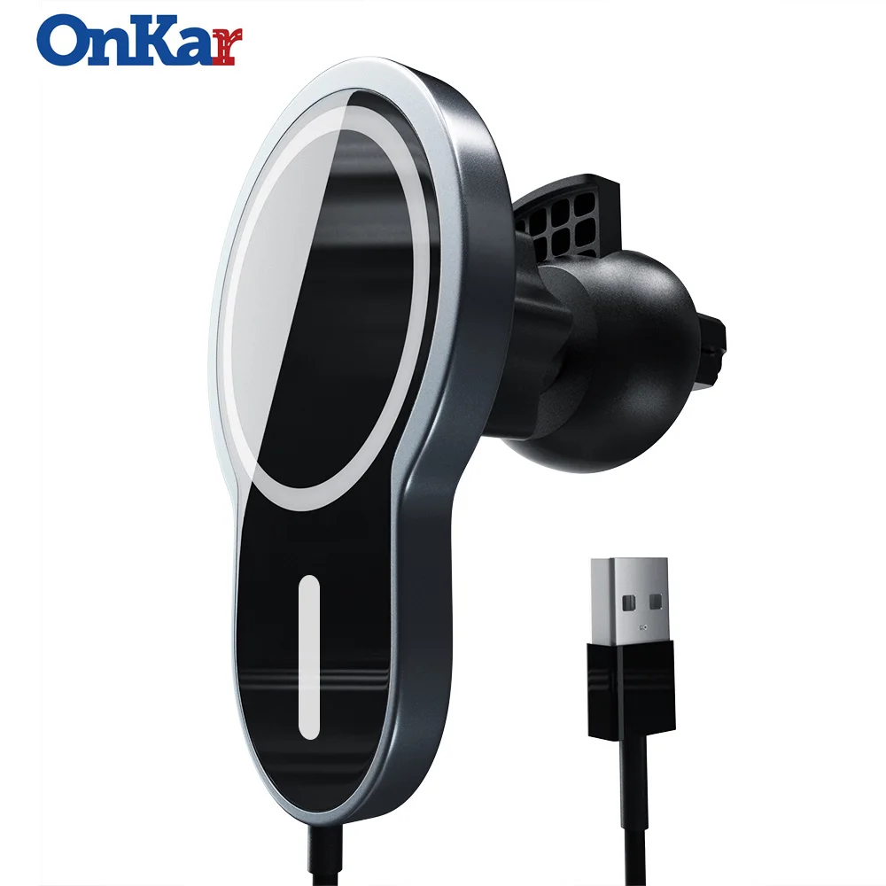 15W for Magsafe Car Wireless Charger Holder Stand Fast for iPhone 12 Pro Max 12 Mini Vehicle Magnetic Charging Station the Phone
15W for Magsafe Car Wireless Charger Holder Stand Fast for iPhone 12 Pro Max 12 Mini Vehicle Magnetic Charging Station the Phone