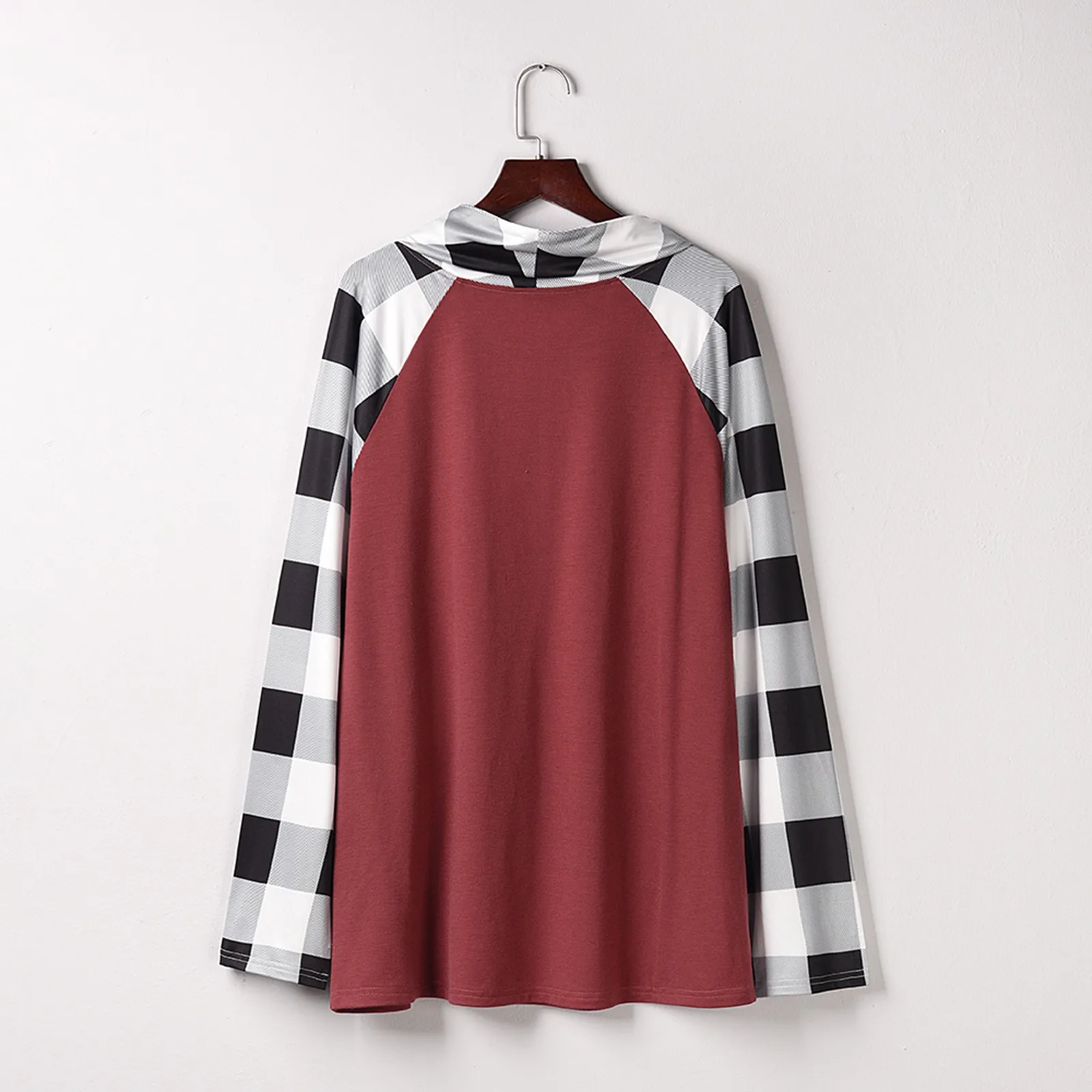 Fashion Plaid Patchwork Blouse Shirt Turtleneck Tops Tee Casual Autumn Winter Ladies Female Women Long Sleeve Blusas Pullover
Fashion Plaid Patchwork Blouse Shirt Turtleneck Tops Tee Casual Autumn Winter Ladies Female Women Long Sleeve Blusas Pullover
