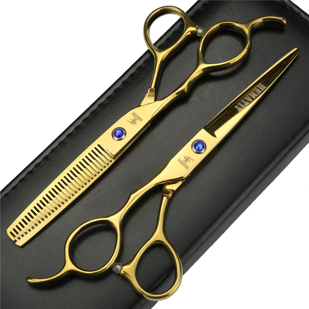 6 inch left hand hair scissors hairdresser professional hairdressing scissors Japan 440C cutting and thinning scissors
6 inch left hand hair scissors hairdresser professional hairdressing scissors Japan 440C cutting and thinning scissors