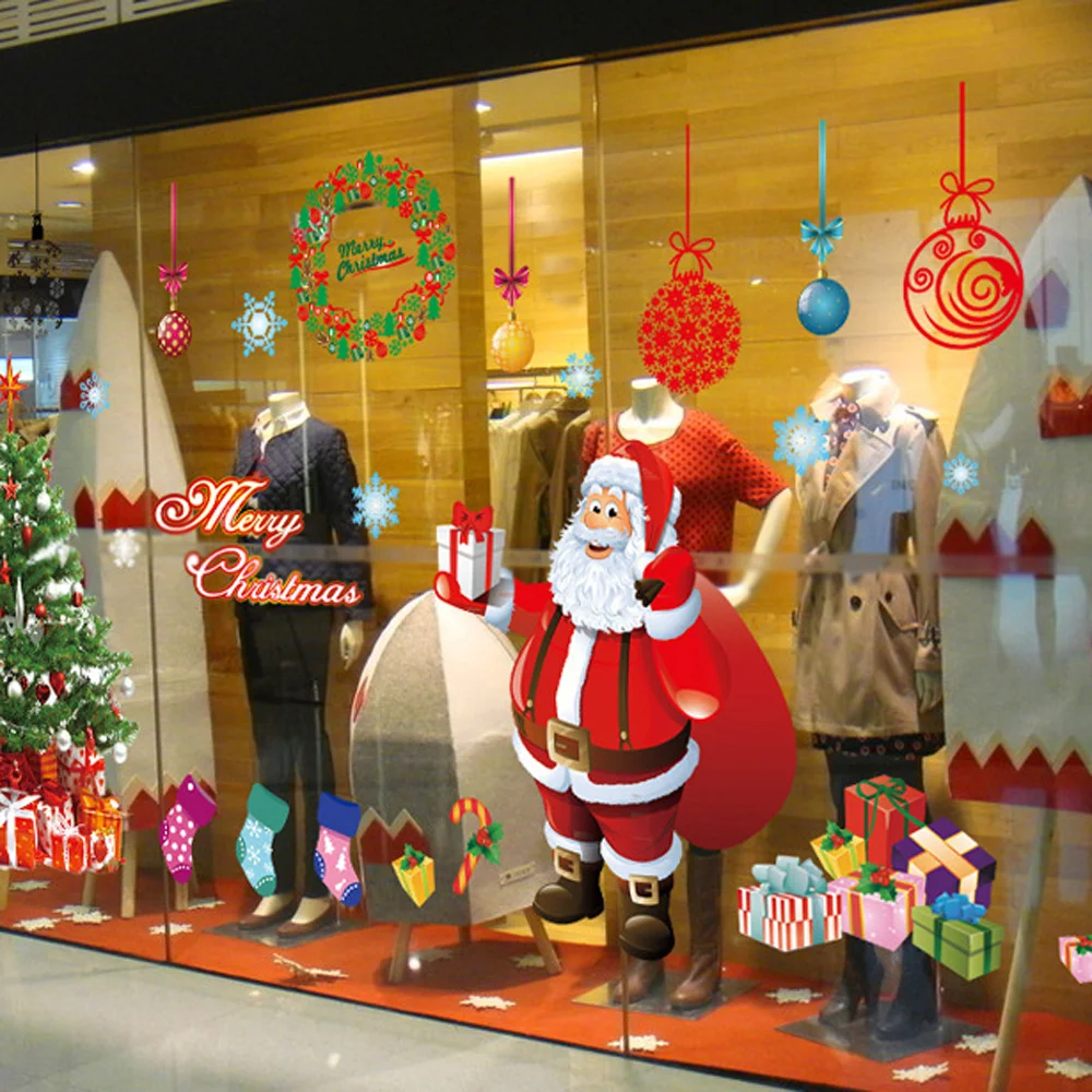 1 Set Christmas Wall Sticker Set Christmas Santa PVC Transparent Flim Home Shop Decoration DIY Big Deal
1 Set Christmas Wall Sticker Set Christmas Santa PVC Transparent Flim Home Shop Decoration DIY Big Deal