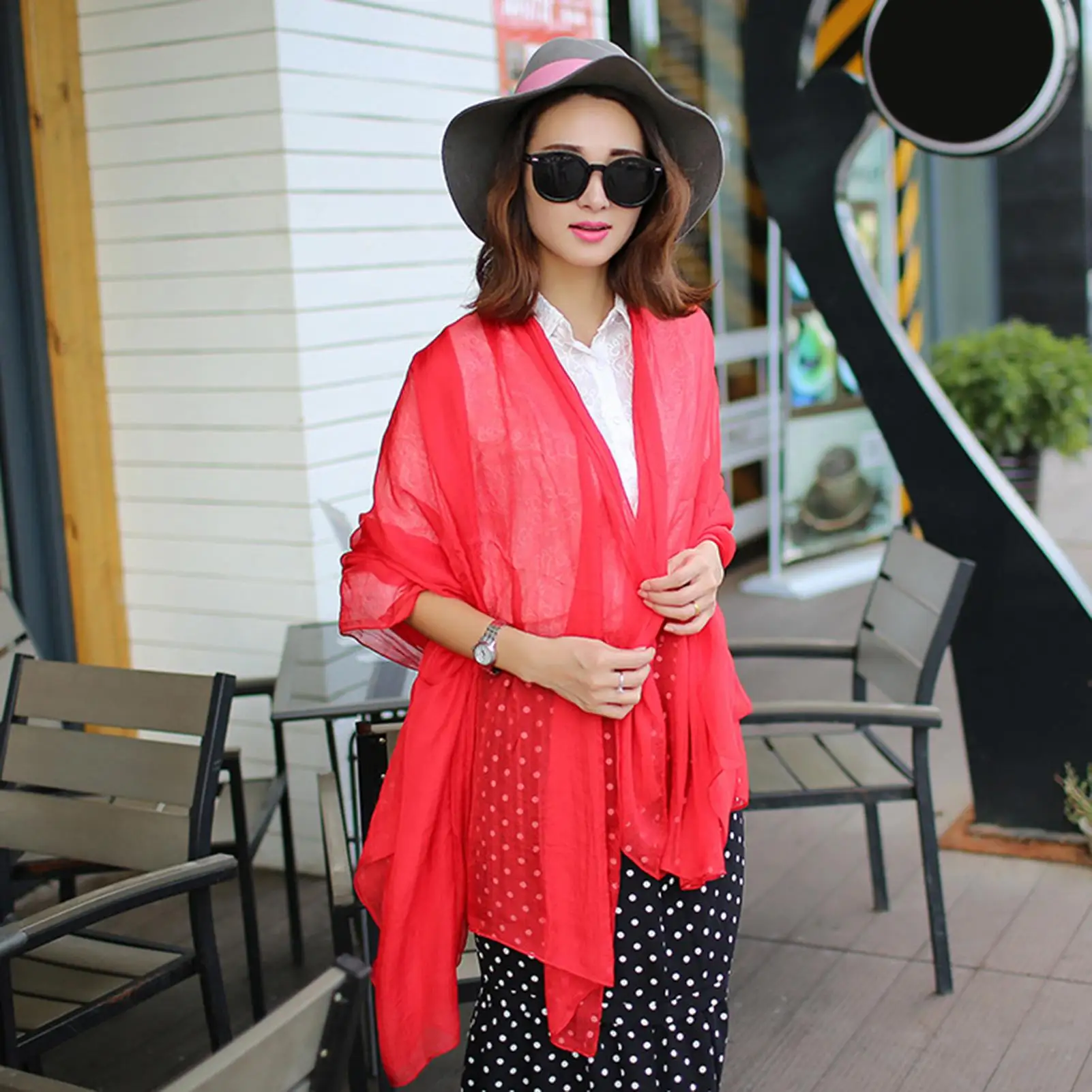 Fashion Scarves for Women Shawl Ethnic Style All-match Solid Color Cotton Linen Women Soft Long Scarf Shawl Lady Hijab Stoles
Fashion Scarves for Women Shawl Ethnic Style All-match Solid Color Cotton Linen Women Soft Long Scarf Shawl Lady Hijab Stoles