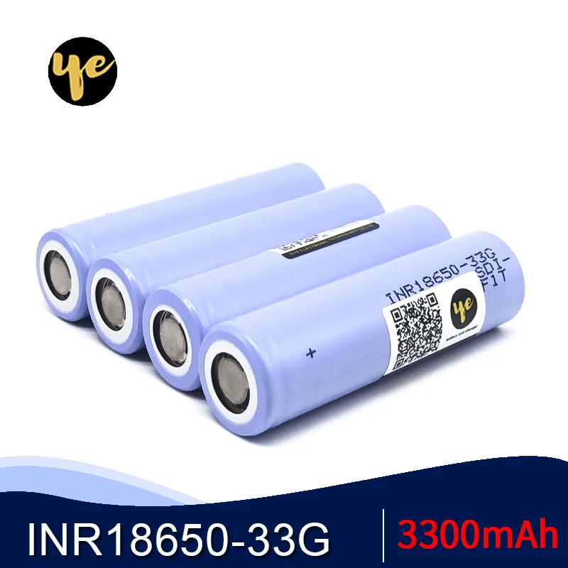 3 7 V батарея 18650 для Samsung 33G 3300mAh литий ионная аккумуляторная INR18650 фонарика и
