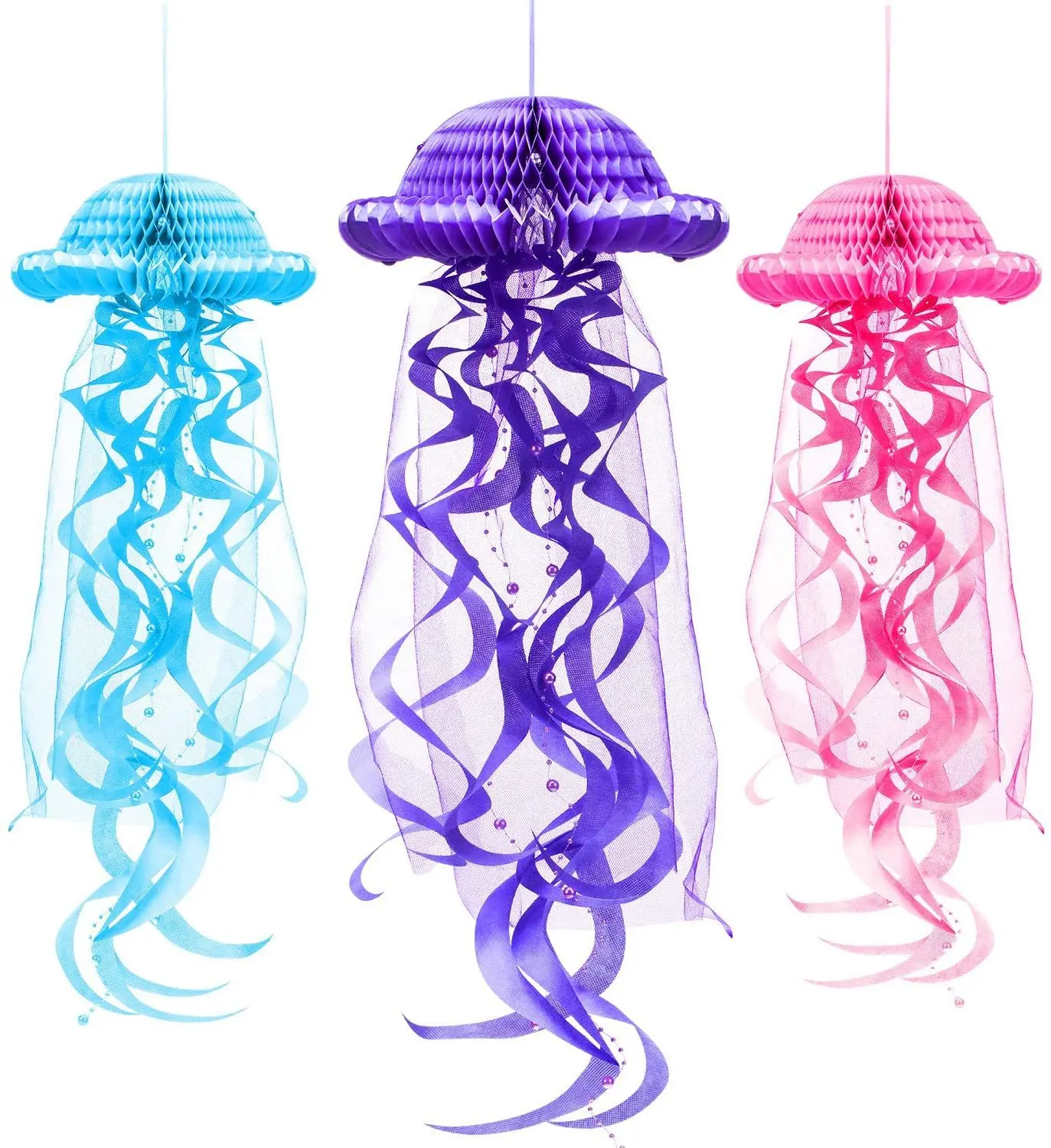 Jellyfish Honeycomb Paper Lantern Girl Mermaid Theme Birthday DIY Under The Sea Party Ocean Creatures Party Supply Babyshower
Jellyfish Honeycomb Paper Lantern Girl Mermaid Theme Birthday DIY Under The Sea Party Ocean Creatures Party Supply Babyshower