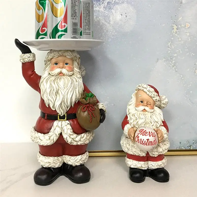 Santa Treats Holder Fruit Plate Table Food Tray Decoration Christmas Santa Snack Tray Santa Claus Miniature Figure Sculptural 
Santa Treats Holder Fruit Plate Table Food Tray Decoration Christmas Santa Snack Tray Santa Claus Miniature Figure Sculptural