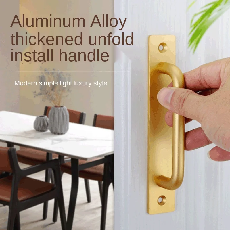 Cabinet Door Handle Hole Free Sliding Door Handle Aluminum Alloy Surface Mounted Square Handle Wardrobe Cabinet Drawer Handle
Cabinet Door Handle Hole Free Sliding Door Handle Aluminum Alloy Surface Mounted Square Handle Wardrobe Cabinet Drawer Handle