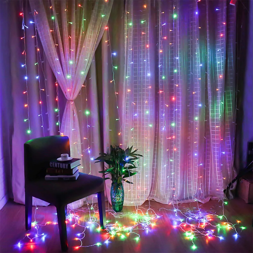 3M LED Curtain String Lights USB Remote Control Strip Lamp Holiday Garland Fairy Light Home Bedroom Livingroom Window Decoration
3M LED Curtain String Lights USB Remote Control Strip Lamp Holiday Garland Fairy Light Home Bedroom Livingroom Window Decoration
