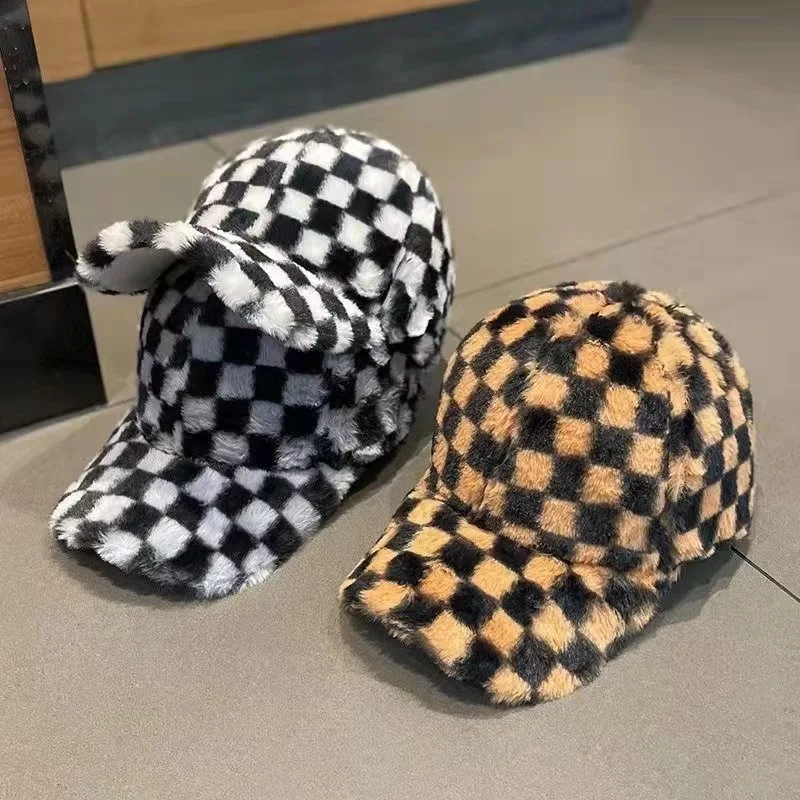 2021 New Autumn and Winter Hats for Women and Men's Baseball Cap Thick warm Plaid Cap for Men
2021 New Autumn and Winter Hats for Women and Men's Baseball Cap Thick warm Plaid Cap for Men