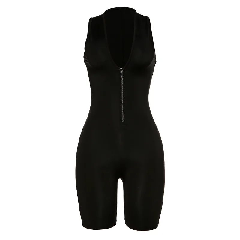 BOOFEENAA 2020 Summer Sporty Jumpsuit Zipper Sleeveless Bodycon Romper Biker Shorts Women Clothes Sexy Clubwear C87-AA87
BOOFEENAA 2020 Summer Sporty Jumpsuit Zipper Sleeveless Bodycon Romper Biker Shorts Women Clothes Sexy Clubwear C87-AA87
