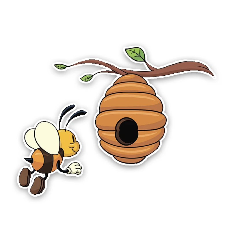 14CM*11CM Interesting Lovely Honeycomb Cartoon Bees Colored PVC High Quality Car Sticker Graphic Decoration
14CM*11CM Interesting Lovely Honeycomb Cartoon Bees Colored PVC High Quality Car Sticker Graphic Decoration