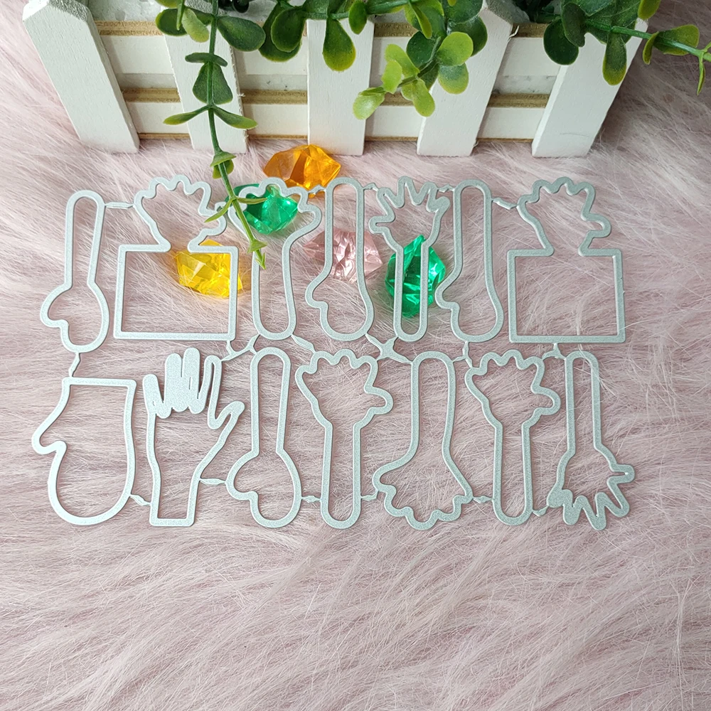 New 12 small hands Metal Cutting Dies Decorative DIY Scrapbooking Steel Craft Die Cut Embossing Paper Cards Stencils
New 12 small hands Metal Cutting Dies Decorative DIY Scrapbooking Steel Craft Die Cut Embossing Paper Cards Stencils
