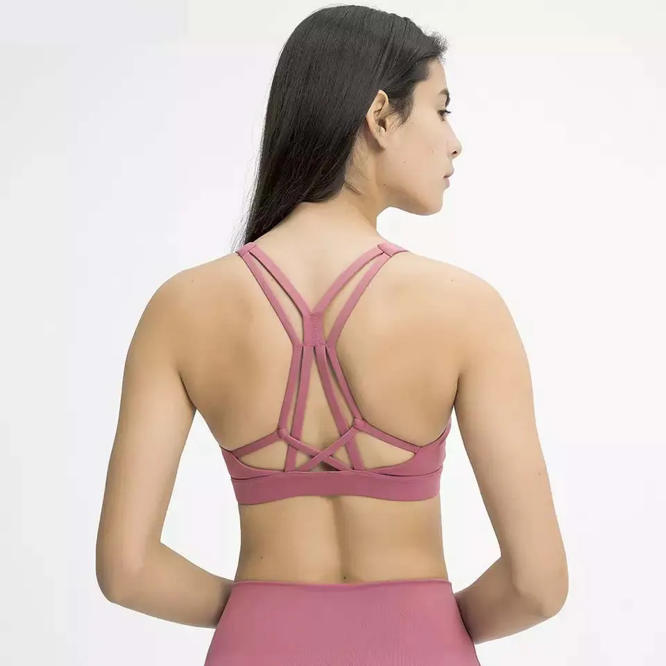 ZenYoga FLY Strappy Workout Sports Bras Women Naked-feel Cross Back Yoga Fitness Medium Support Padded Push Up Athletic Tops
ZenYoga FLY Strappy Workout Sports Bras Women Naked-feel Cross Back Yoga Fitness Medium Support Padded Push Up Athletic Tops