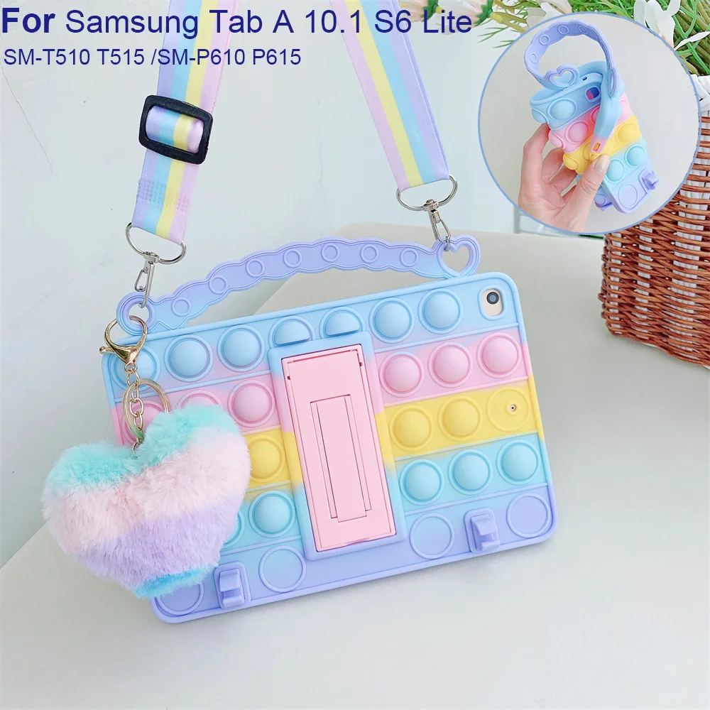 Kids Safe Silicon Cover For Samsung Galaxy Tab A 10.1 2019 SM-T510 SM-T515 For S6 Lite 10.4 SM-P610 SM-P615 Relieve Stress Case
Kids Safe Silicon Cover For Samsung Galaxy Tab A 10.1 2019 SM-T510 SM-T515 For S6 Lite 10.4 SM-P610 SM-P615 Relieve Stress Case