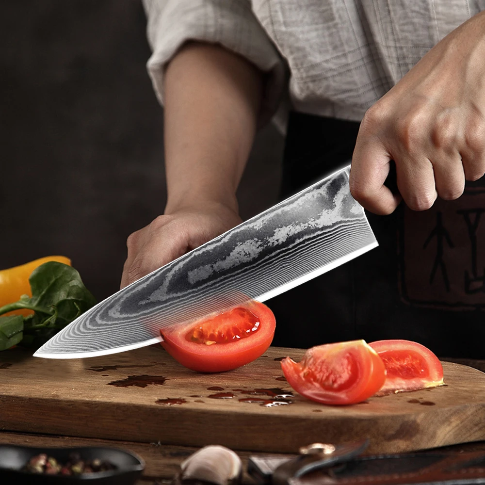 Damascus Knives DV8 67 Layer Chef Knife Japanese Kitchen Knife Damascus Stainless Steel Knives Ultra Sharp Micarta Handle
Damascus Knives DV8 67 Layer Chef Knife Japanese Kitchen Knife Damascus Stainless Steel Knives Ultra Sharp Micarta Handle