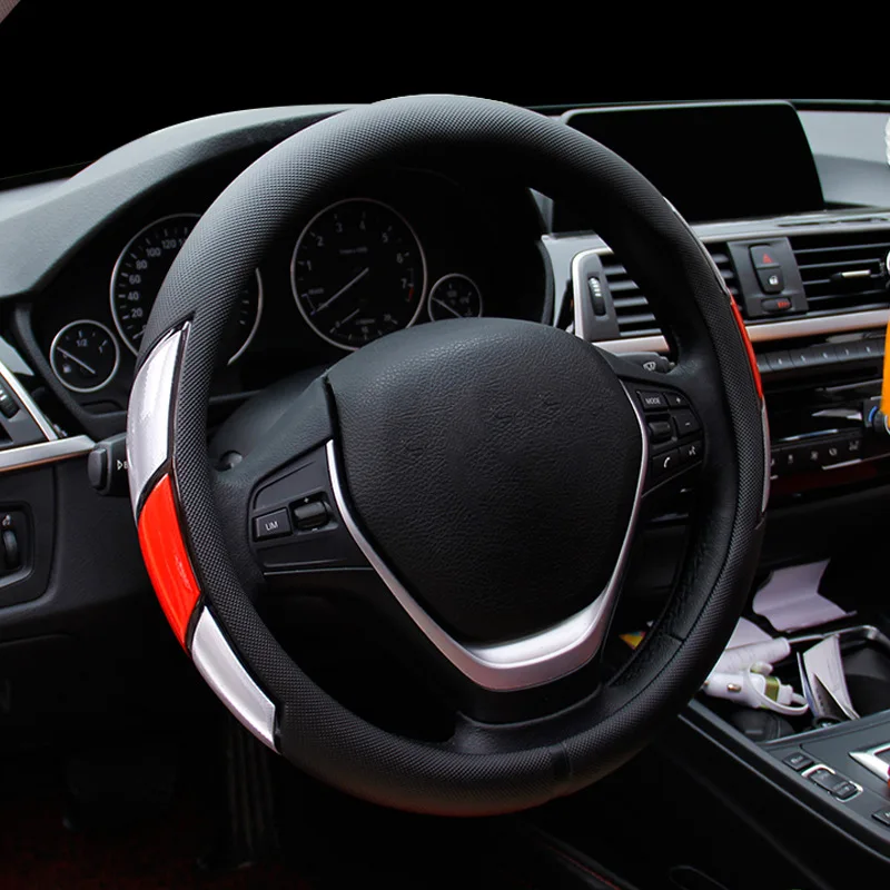 Fashion Car Steering Wheel Cover Volant Wrap Non-slip For 36 38 40 42 45 47 50 CM Big Truck Bus Van Lorry Car Auto Protecter
Fashion Car Steering Wheel Cover Volant Wrap Non-slip For 36 38 40 42 45 47 50 CM Big Truck Bus Van Lorry Car Auto Protecter