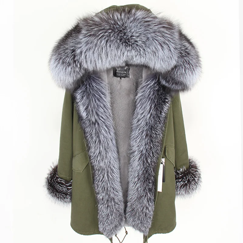 Nice Pop ladies winter long silver fox detachable fur real fur coat to keep warm women detachable parka Women's coat Women's fur
Nice Pop ladies winter long silver fox detachable fur real fur coat to keep warm women detachable parka Women's coat Women's fur