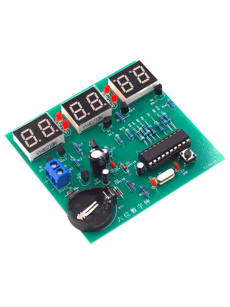 6 Digital At89c2051 9v-12v Led Electronic Clock Parts Components Digital Led Electronic Diy Kit Module
6 Digital At89c2051 9v-12v Led Electronic Clock Parts Components Digital Led Electronic Diy Kit Module
