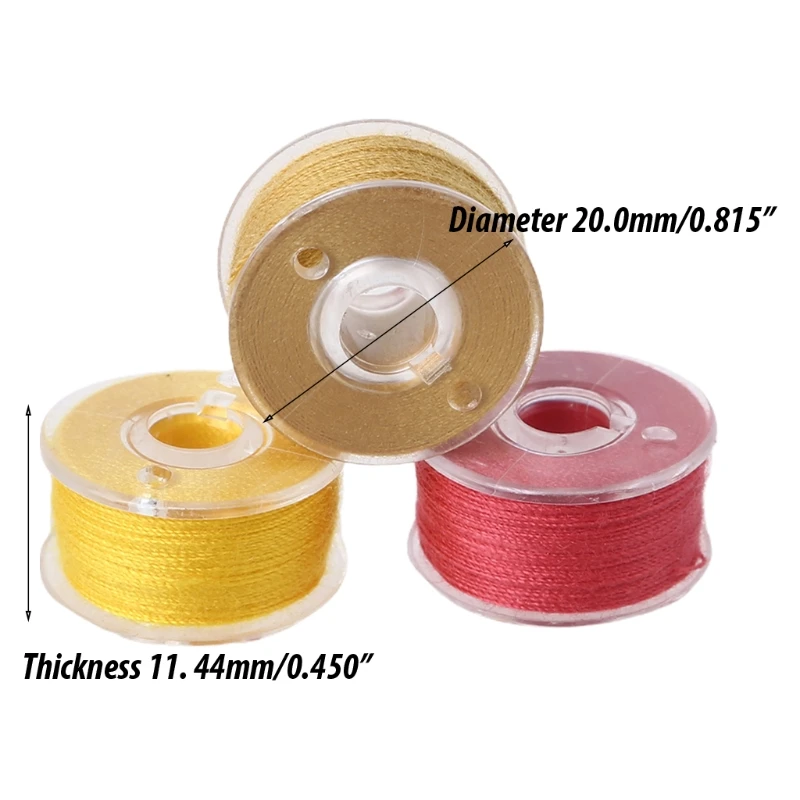 28pcs/Pack Sewing Bobbin 0.45'' Thickness Crafts Pre-Wound Sewing Thread for Multipule Sewing Machine
28pcs/Pack Sewing Bobbin 0.45'' Thickness Crafts Pre-Wound Sewing Thread for Multipule Sewing Machine
