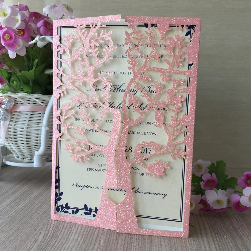 30pcs/lot Glitter Pink Wedding Graduation Invitation Card Flora Elegant 3D Personalized Wedding Decor Party Supplies RSVP Cards
30pcs/lot Glitter Pink Wedding Graduation Invitation Card Flora Elegant 3D Personalized Wedding Decor Party Supplies RSVP Cards