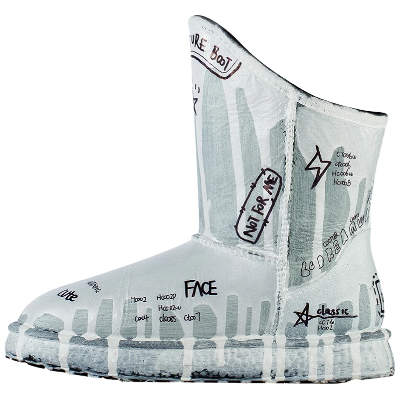 New Style Shearling Thick-soled Short Snow Boots Women's Autumn Winter Keep Warm Plush Thick Sponge Cake Graffiti Ankle Boots
New Style Shearling Thick-soled Short Snow Boots Women's Autumn Winter Keep Warm Plush Thick Sponge Cake Graffiti Ankle Boots